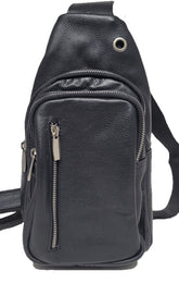 Leather travel bag